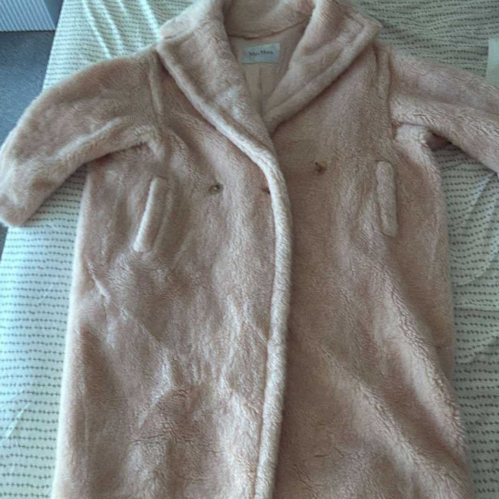 MaxMara Blush Teddy Coat
